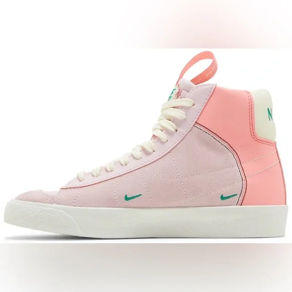 Nike Blazer Mid '77 High Top Shoes SE GS Dance Pink Foam Big Kid - Picture 3 of 9